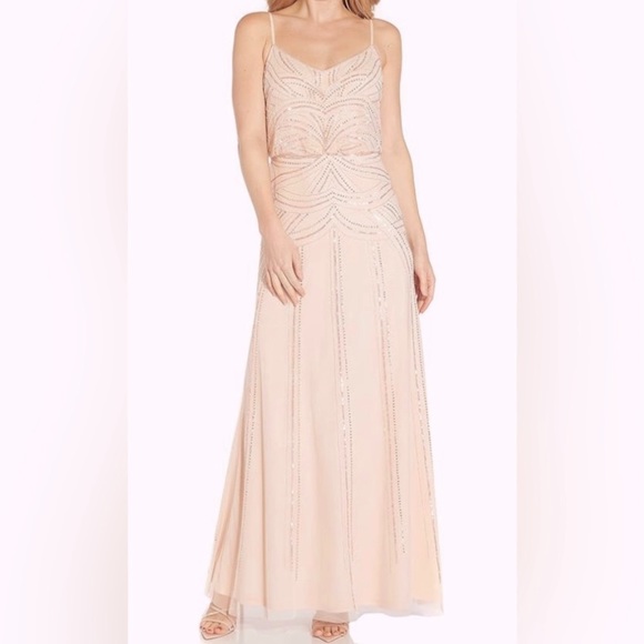 Special occasion gown party dress bridesmaids wedding guest dress art deco dress - Picture 3 of 16